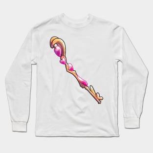 Gold Heart Key Long Sleeve T-Shirt